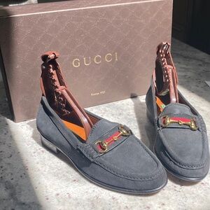 Gucci Suede Loafers